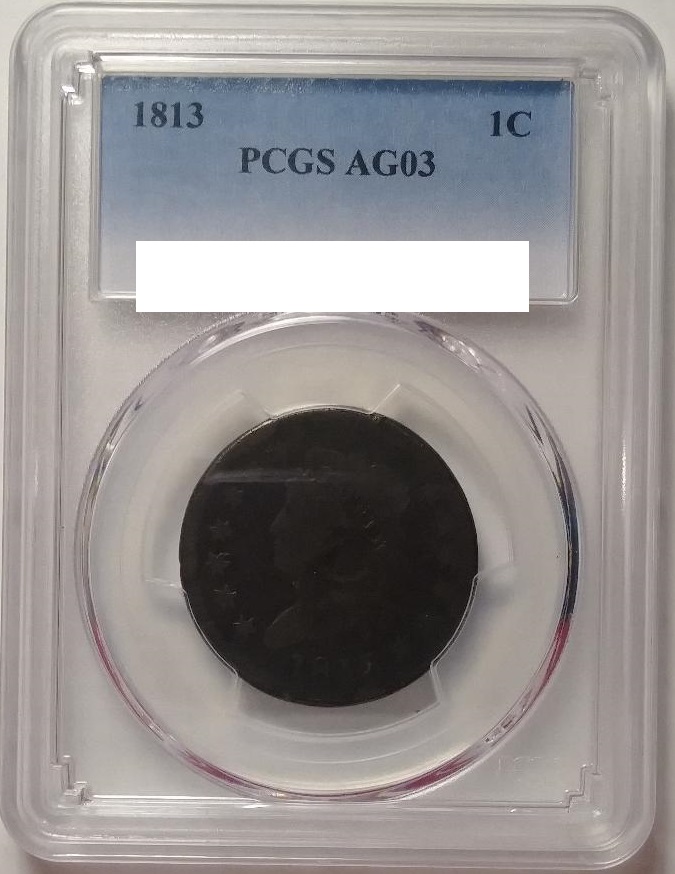 1813-Classic-Head-Large-Cent---Sheldon-293---R2---Near-Star-Variety
